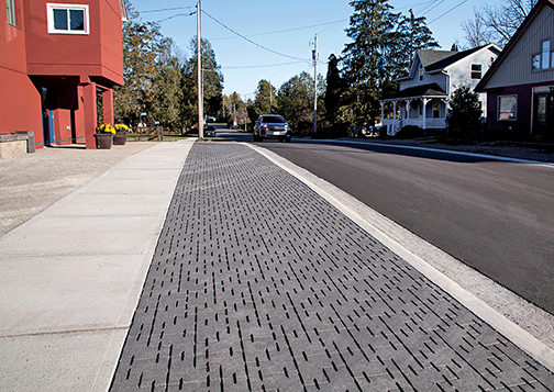 DURAFLOW permeable concrete pavers